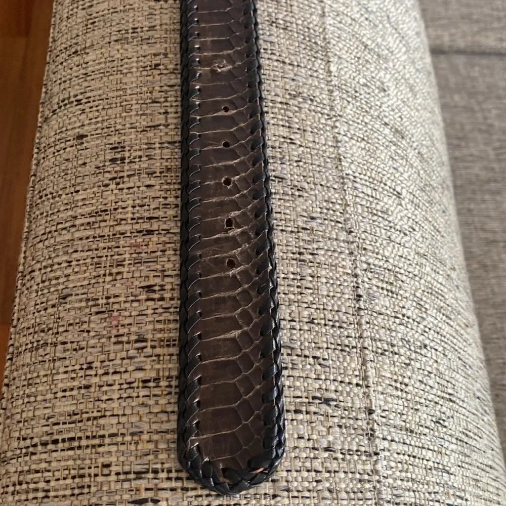 Snakeskin (?) handmade belt
